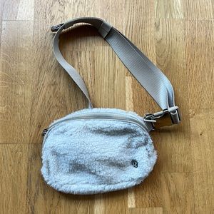 Lululemon shearling belt bag